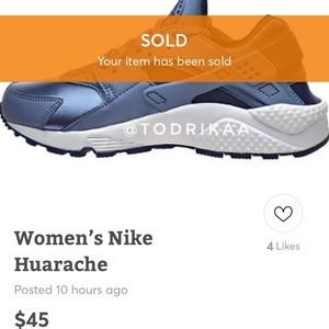 Nike Air Huarache Run Women's Ocean Fog / White